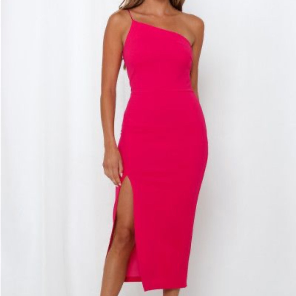 Pink MIDI Dress